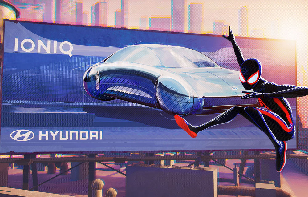 Un prototip Hyundai va apărea în filmul de animație &quot;Spider-Man: Across the Spider-Verse&quot; - Poza 1
