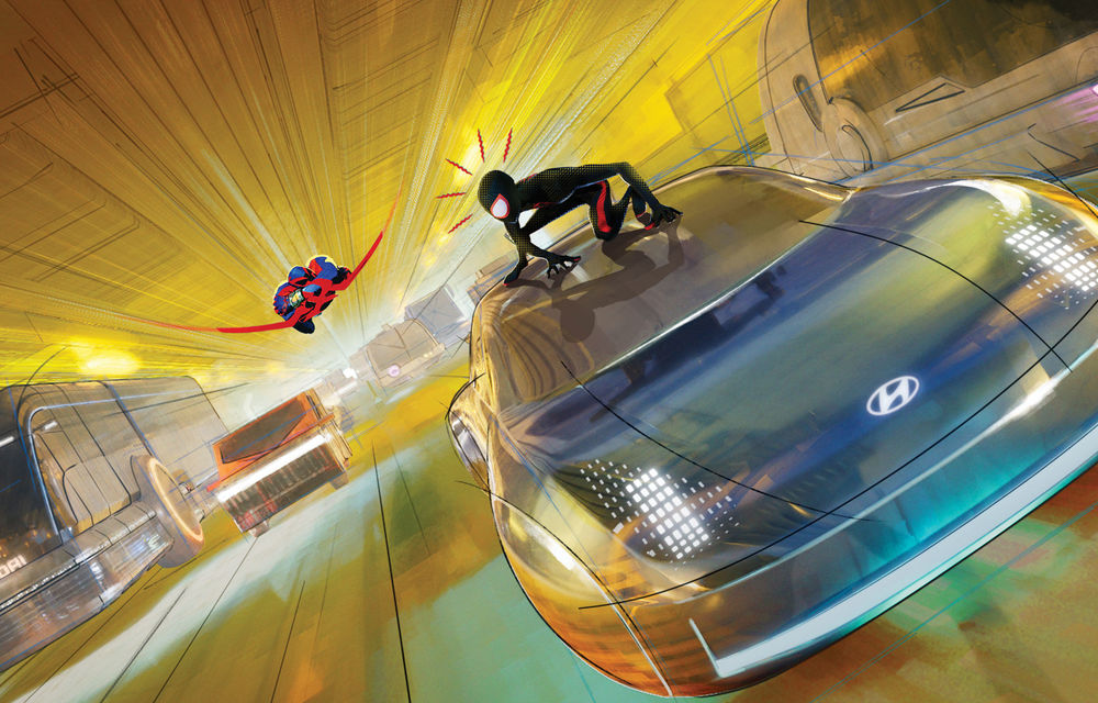 Un prototip Hyundai va apărea în filmul de animație &quot;Spider-Man: Across the Spider-Verse&quot; - Poza 3