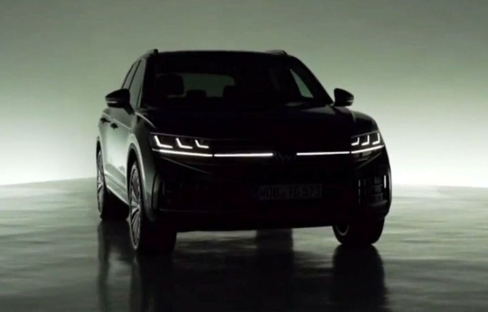 Imagini noi cu Volkswagen Touareg facelift: faruri LED Matrix și materiale noi - Poza 1