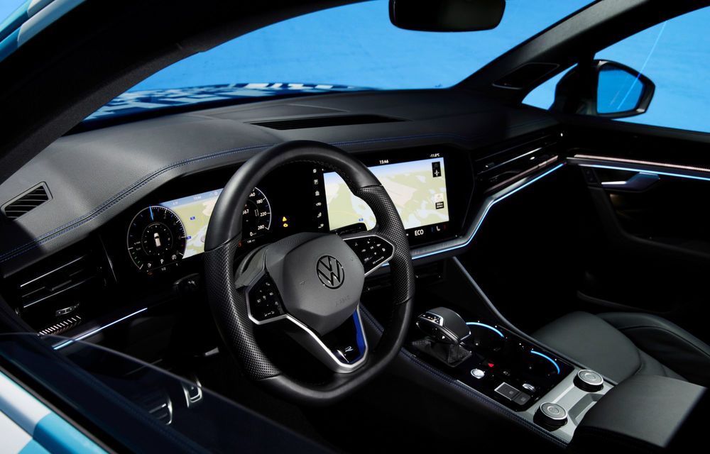 Noul Volkswagen Touareg facelift: faruri noi, motor V6 electrificat și preț de 69.000 de euro - Poza 36