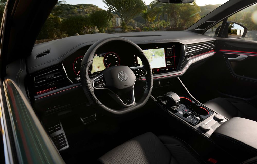 Noul Volkswagen Touareg facelift: faruri noi, motor V6 electrificat și preț de 69.000 de euro - Poza 49