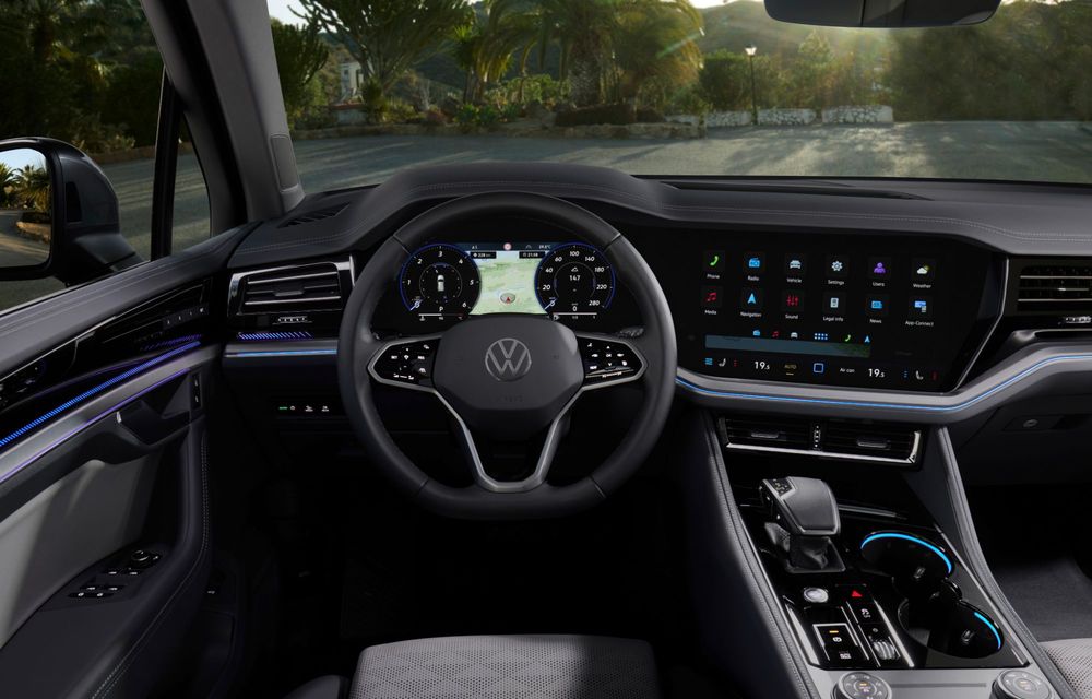 Noul Volkswagen Touareg facelift: faruri noi, motor V6 electrificat și preț de 69.000 de euro - Poza 71