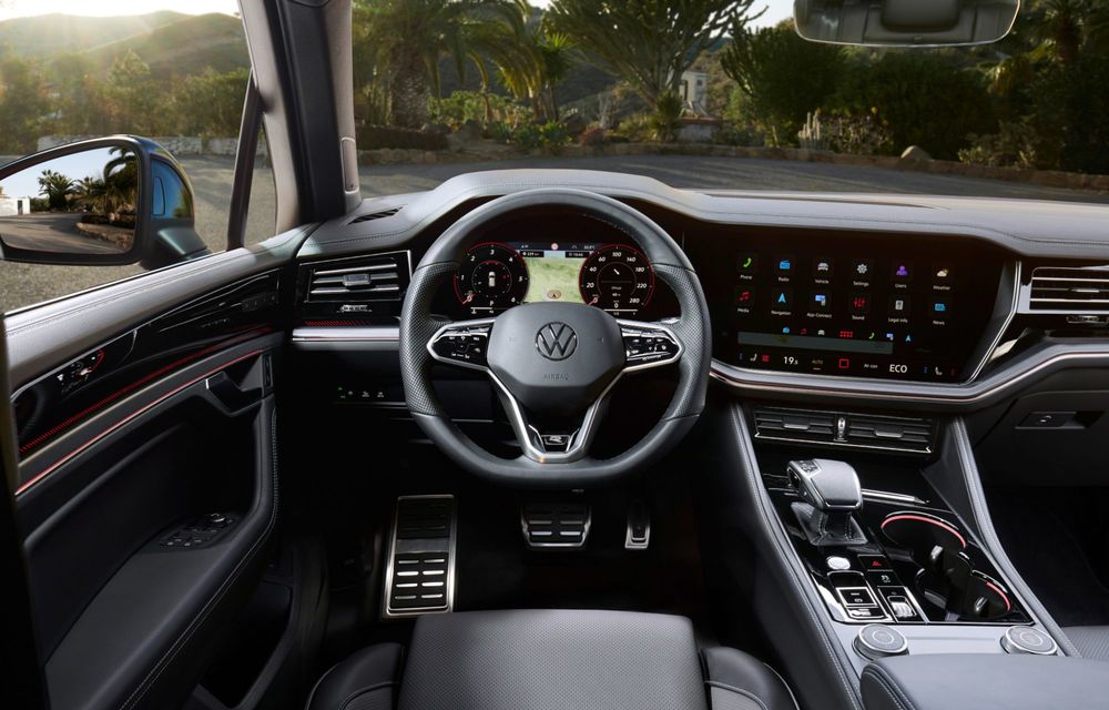 Noul Volkswagen Touareg facelift: faruri noi, motor V6 electrificat și preț de 69.000 de euro - Poza 56