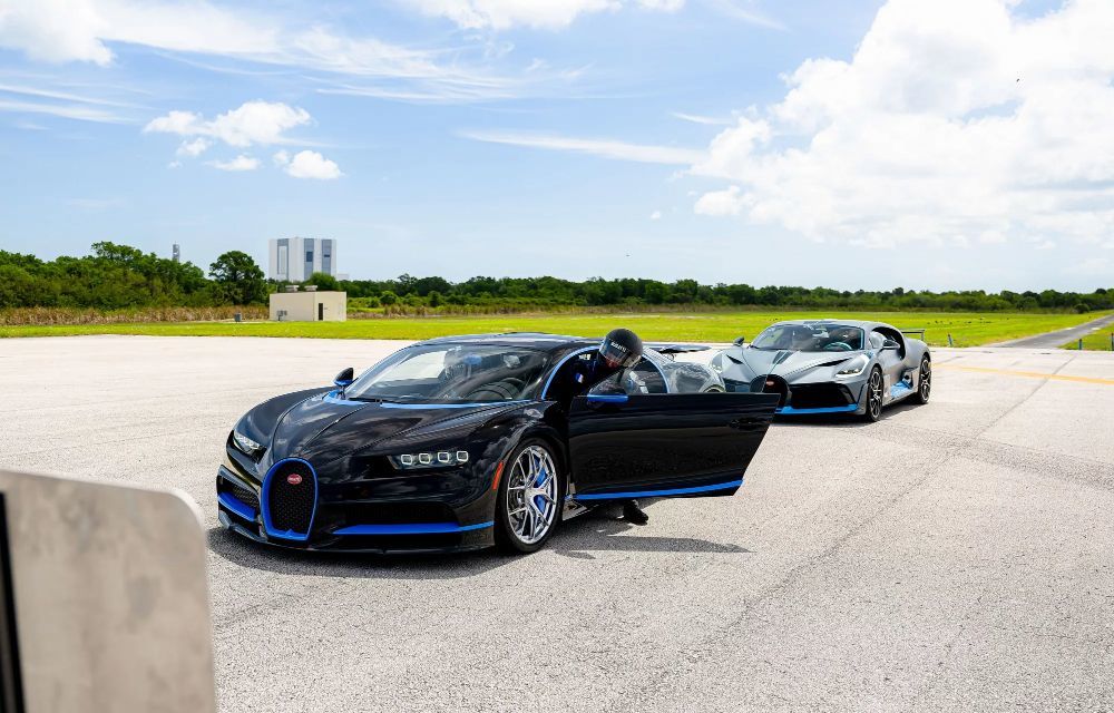 Bugatti a invitat 18 clienți să atingă viteza de 400 km/h la centrul spațial Kennedy - Poza 10