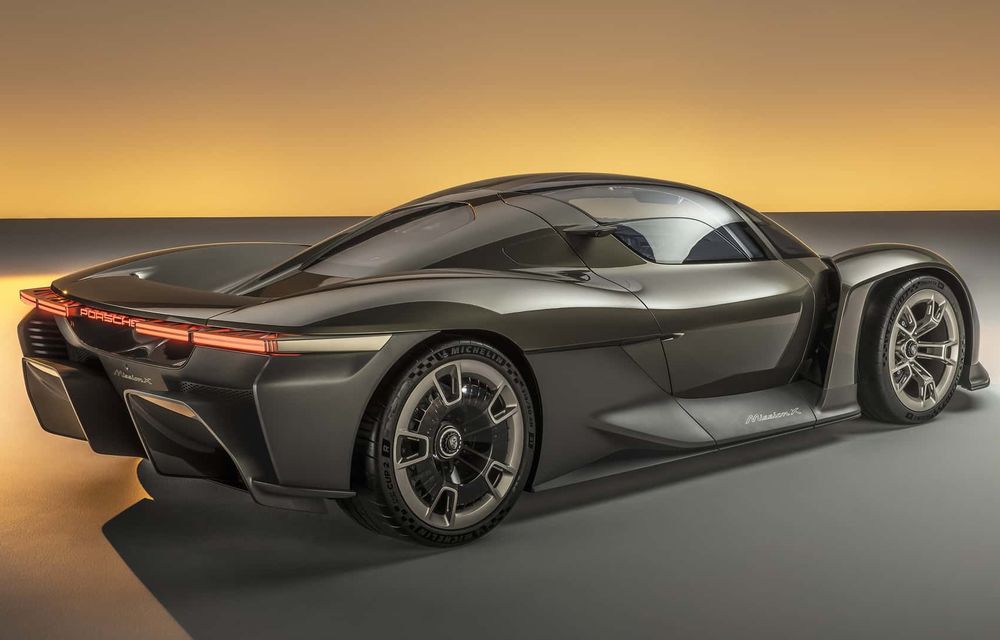 Conceptul Porsche Mission X: ar putea anunța un viitor hypercar electric - Poza 4