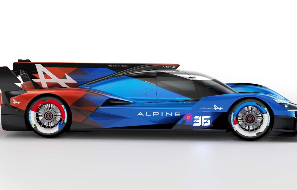 Alpine revine la vârful curselor de anduranță cu noul prototip A424_β: V6 hibrid cu 675 CP - Poza 7