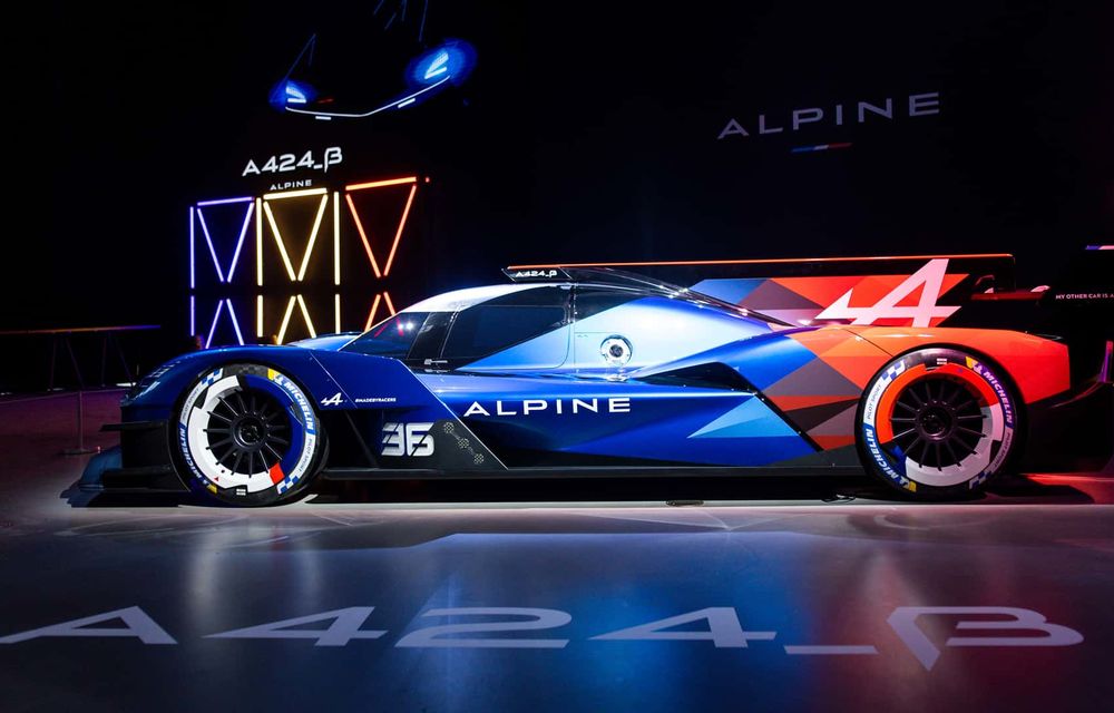 Alpine revine la vârful curselor de anduranță cu noul prototip A424_β: V6 hibrid cu 675 CP - Poza 5