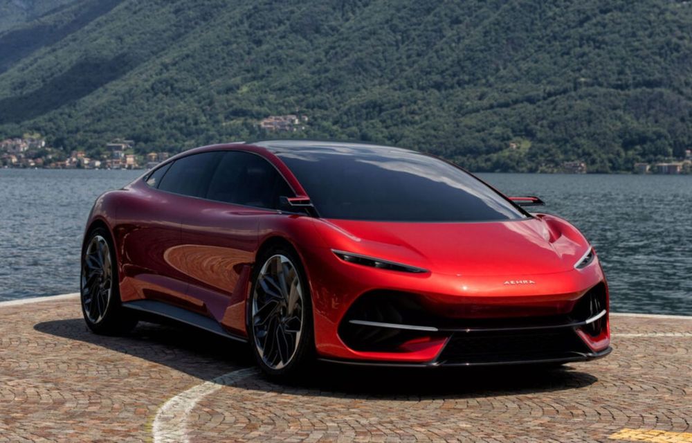 Italienii prezintă noul Aehra Sedan, un rival electric pentru Porsche Taycan - Poza 1