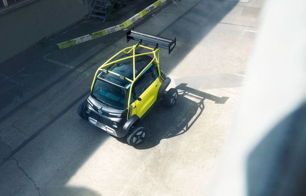 Opel Rocks-e, transformat într-o mașină de teren. Conceptul a fost creat de un student - Poza 2