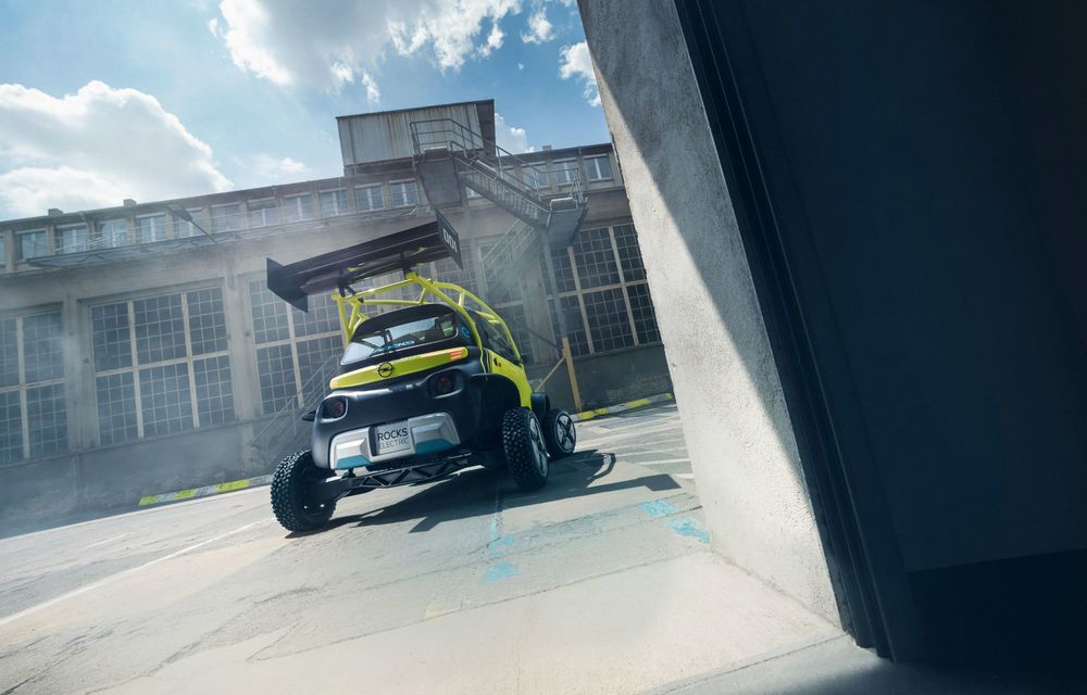 Opel Rocks-e, transformat într-o mașină de teren. Conceptul a fost creat de un student - Poza 3