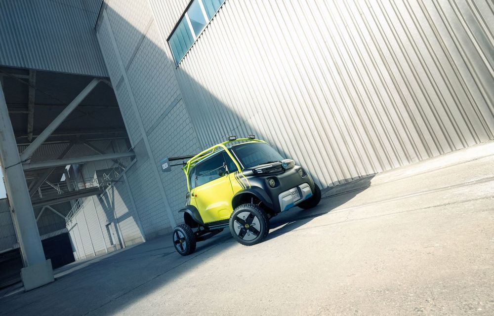 Opel Rocks-e, transformat într-o mașină de teren. Conceptul a fost creat de un student - Poza 1