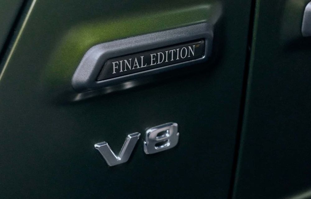 Adio motor V8 pentru Mercedes-Benz Clasa G. Versiune de adio G500 V8 Final Edition - Poza 6