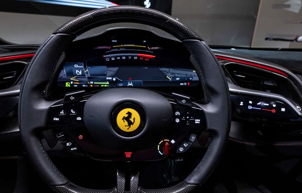 Ferrari prezintă noul SF90 XX Stradale: motor hibrid de 1030 de cai putere - Poza 33