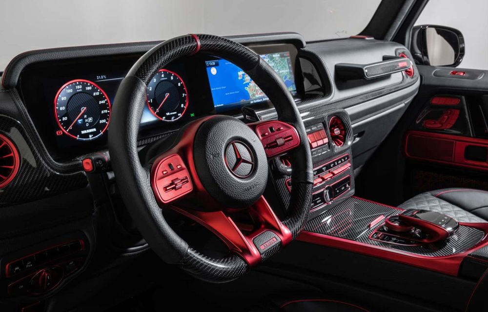 Mercedes-AMG G63, transformat în pick-up cu 6 roți de Brabus: preț de 1.1 milioane de euro - Poza 20