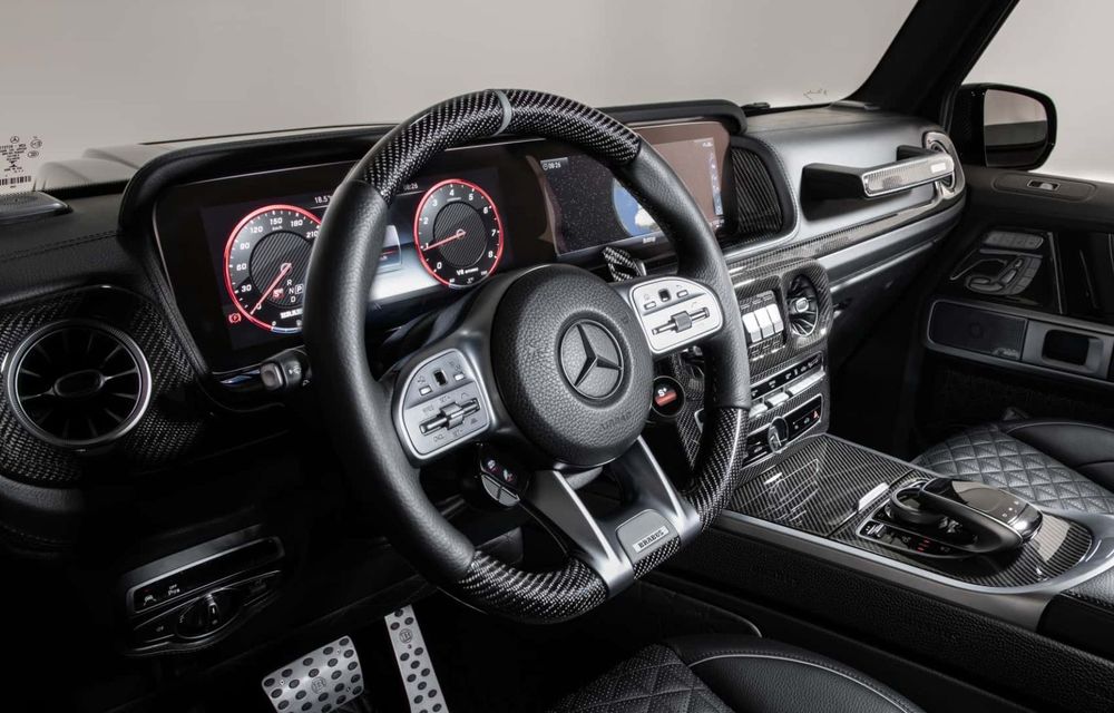Mercedes-AMG G63, transformat în pick-up cu 6 roți de Brabus: preț de 1.1 milioane de euro - Poza 32