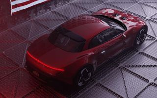 Imagine nouă cu Fisker Ronin, un viitor coupe electric. Promite o autonomie de 965 de kilometri