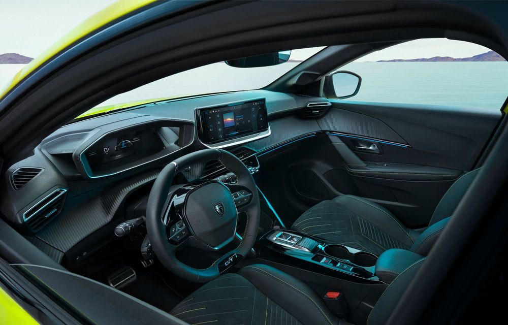 Noul Peugeot 208 facelift: două motorizări hibride noi și versiune electrică e-208 cu 400 km autonomie - Poza 44