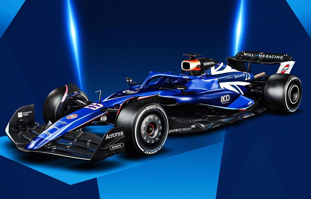 Formula 1: Williams prezintă o nouă grafică pentru etapa din Marea Britanie. Echipa sărbătorește 800 de curse în F1 - Poza 1