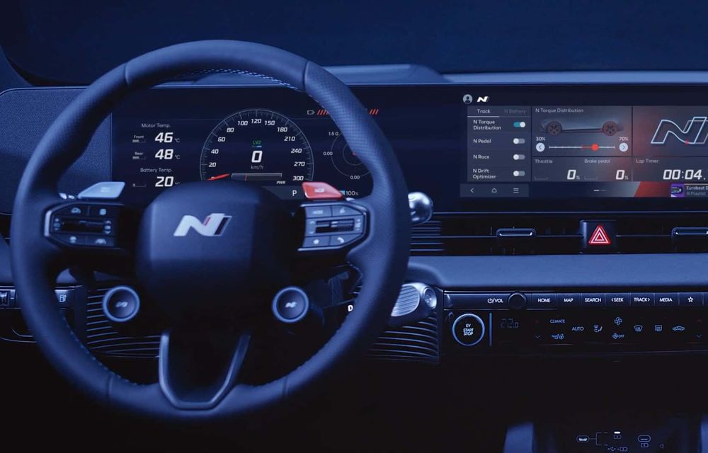 Electrica de performanță Hyundai Ioniq 5 N &quot;scăpată&quot; mai devreme pe internet - Poza 7