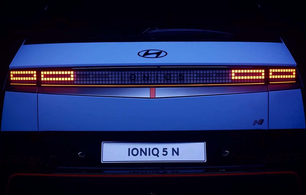 Electrica de performanță Hyundai Ioniq 5 N &quot;scăpată&quot; mai devreme pe internet - Poza 15
