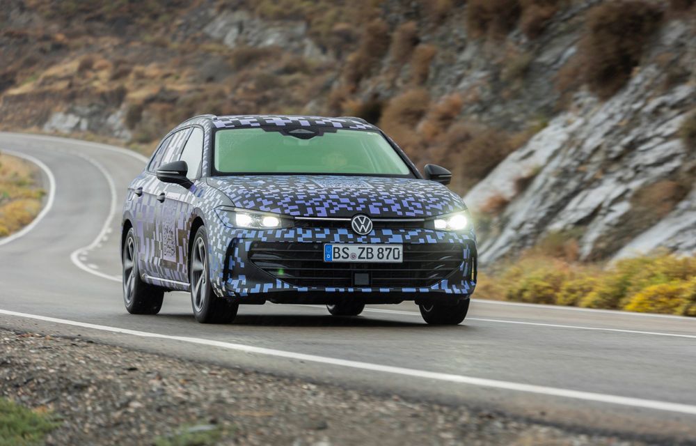 Imagini oficiale cu noul Volkswagen Passat: doar variantă break, motor de 272 CP - Poza 38