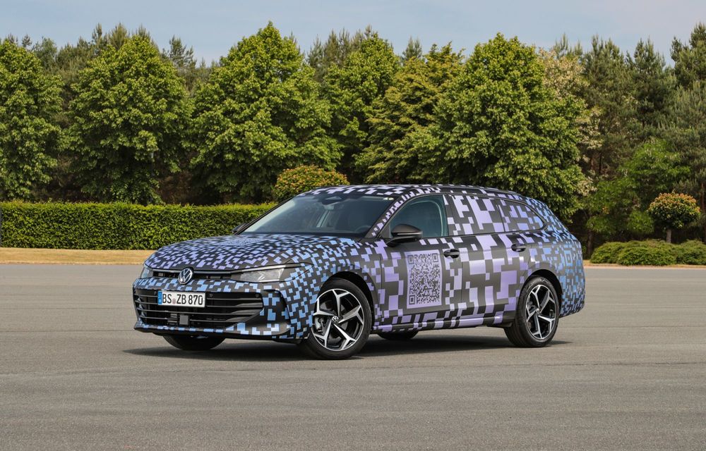 Imagini oficiale cu noul Volkswagen Passat: doar variantă break, motor de 272 CP - Poza 3