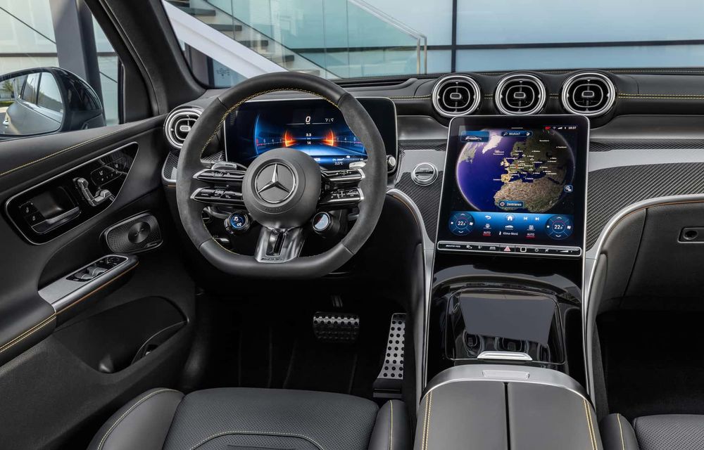 Noul Mercedes-AMG GLC: motoare de 2.0 litri hibride, cu până la 680 CP - Poza 24
