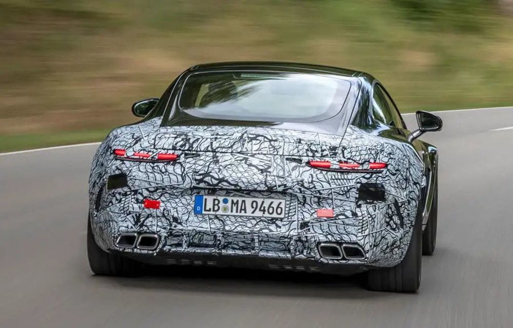 Primele informații tehnice despre noul Mercedes-AMG GT: motoare V8 și tracțiune integrală - Poza 5