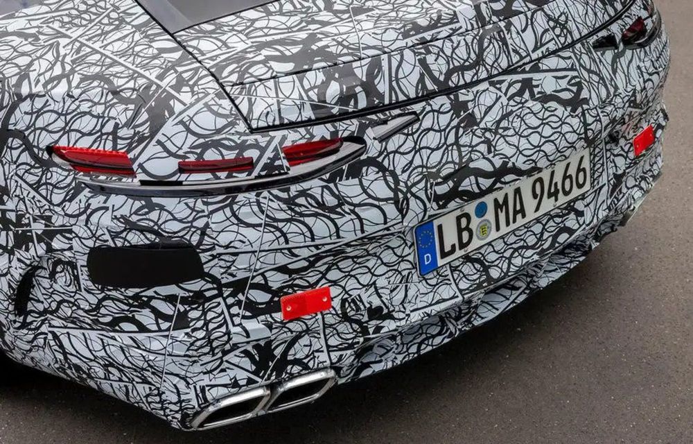 Primele informații tehnice despre noul Mercedes-AMG GT: motoare V8 și tracțiune integrală - Poza 8