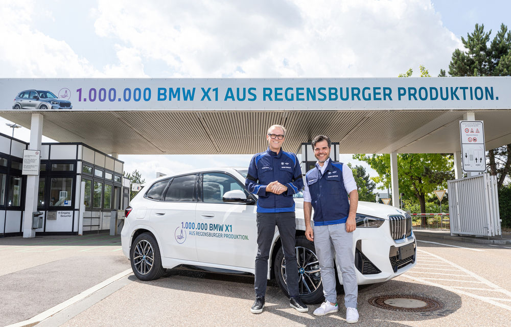 Exemplarul BMW X1 cu numărul 1 milion, asamblat la uzina din Regensburg - Poza 1