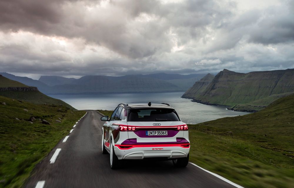 Imagini noi cu viitorul Audi Q6 e-tron, pur electric: baterie de 100 kWh - Poza 5