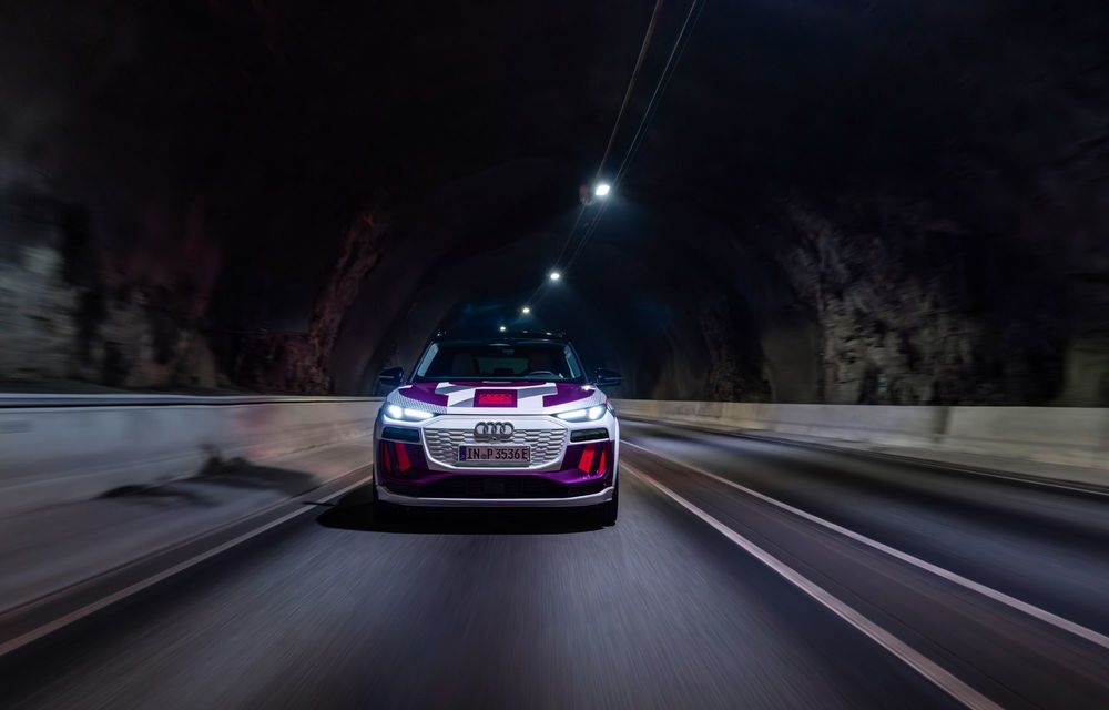 Imagini noi cu viitorul Audi Q6 e-tron, pur electric: baterie de 100 kWh - Poza 3