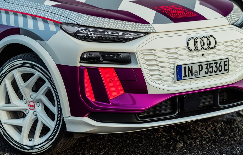 Imagini noi cu viitorul Audi Q6 e-tron, pur electric: baterie de 100 kWh - Poza 7