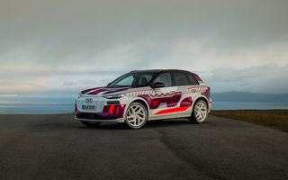Imagini noi cu viitorul Audi Q6 e-tron, pur electric: baterie de 100 kWh