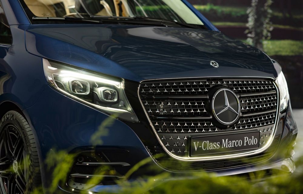 Noul Mercedes-Benz Clasa V facelift: design frontal nou și mai mult lux - Poza 72