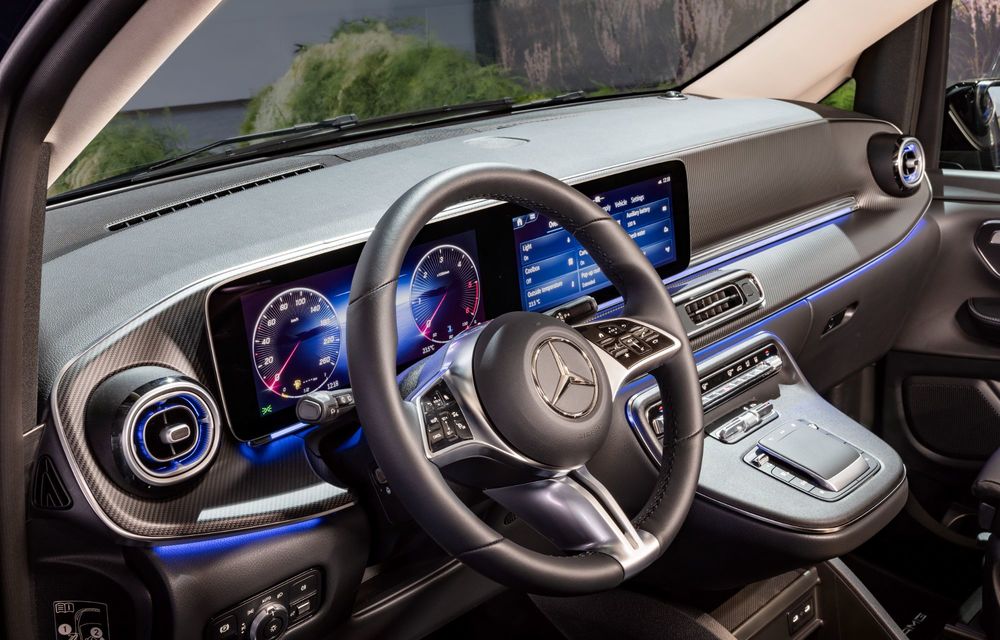 Noul Mercedes-Benz Clasa V facelift: design frontal nou și mai mult lux - Poza 74