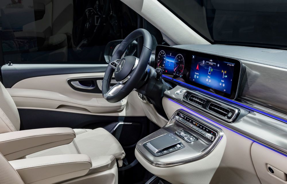 Noul Mercedes-Benz Clasa V facelift: design frontal nou și mai mult lux - Poza 54