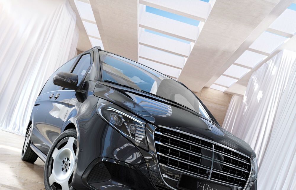 Noul Mercedes-Benz Clasa V facelift: design frontal nou și mai mult lux - Poza 4
