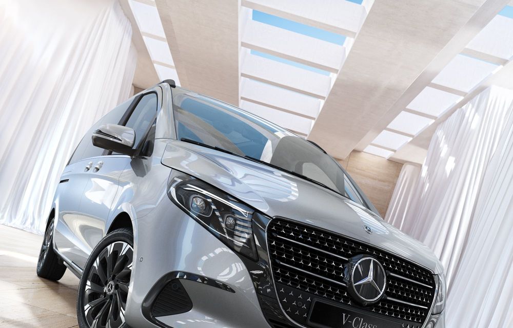 Noul Mercedes-Benz Clasa V facelift: design frontal nou și mai mult lux - Poza 7
