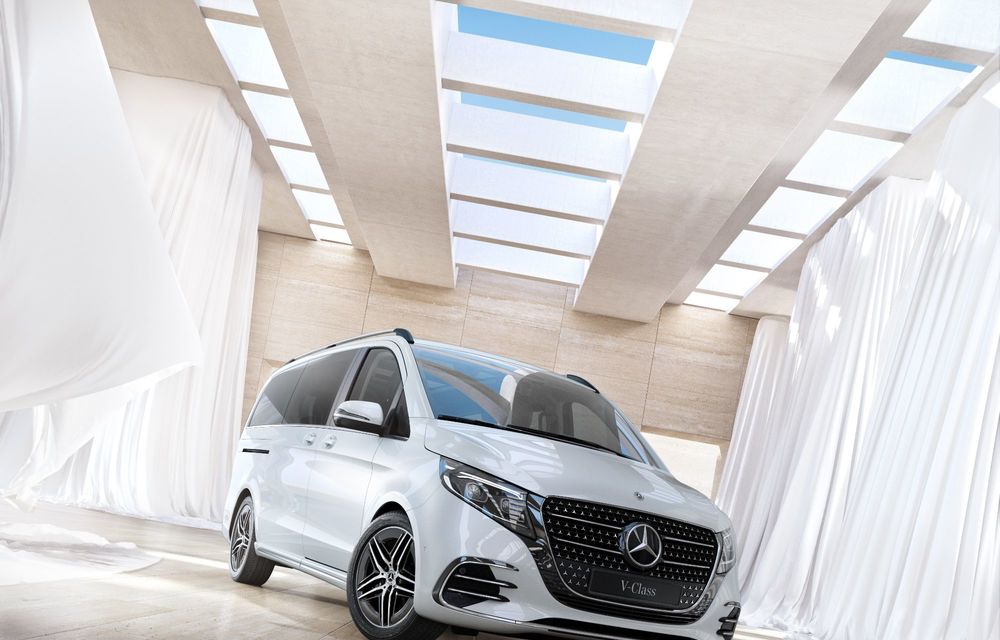 Noul Mercedes-Benz Clasa V facelift: design frontal nou și mai mult lux - Poza 9