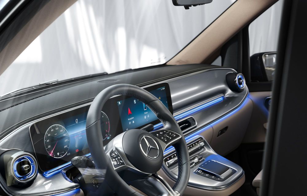 Noul Mercedes-Benz Clasa V facelift: design frontal nou și mai mult lux - Poza 23