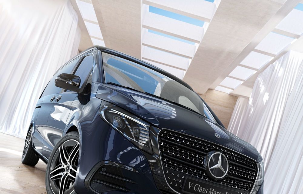 Noul Mercedes-Benz Clasa V facelift: design frontal nou și mai mult lux - Poza 27