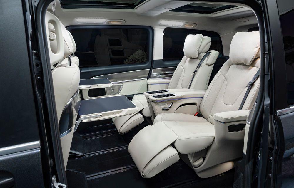 Noul Mercedes-Benz Clasa V facelift: design frontal nou și mai mult lux - Poza 57
