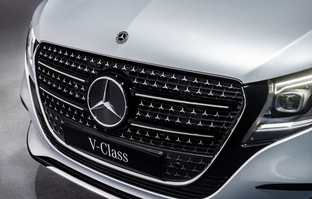 Noul Mercedes-Benz Clasa V facelift: design frontal nou și mai mult lux - Poza 59