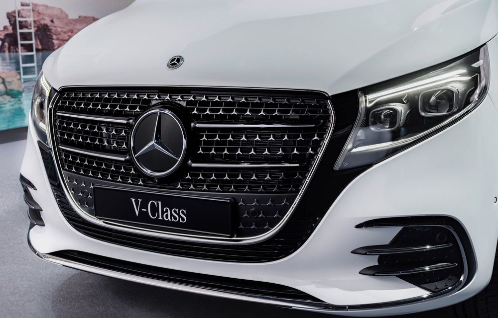 Noul Mercedes-Benz Clasa V facelift: design frontal nou și mai mult lux - Poza 66