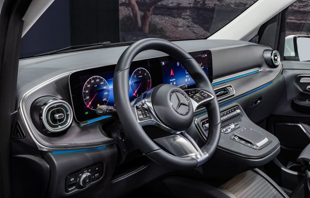 Noul Mercedes-Benz Clasa V facelift: design frontal nou și mai mult lux - Poza 67