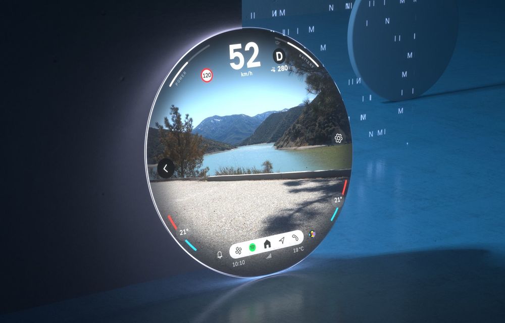 Mini dezvăluie oficial interiorul noii generații Cooper: display rotund cu efecte sonore speciale și sistem de operare nou - Poza 91