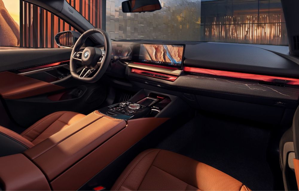 Noul BMW Seria 5 pentru piața din China: ampatament lung și ecran Theater Screen de 31 de inch - Poza 9
