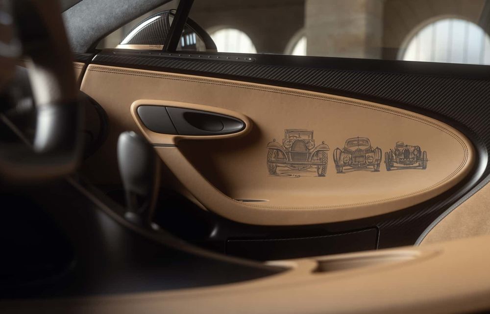 Bugatti Chiron Super Sport Golden Era: exemplarul unicat a fost finalizat în 2 ani - Poza 10