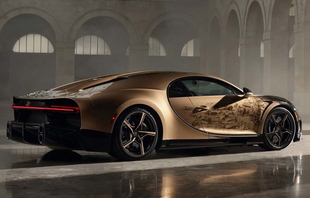 Bugatti Chiron Super Sport Golden Era: exemplarul unicat a fost finalizat în 2 ani - Poza 4
